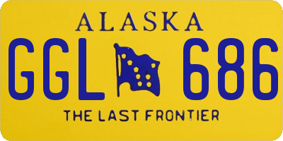 AK license plate GGL686