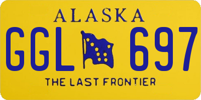 AK license plate GGL697