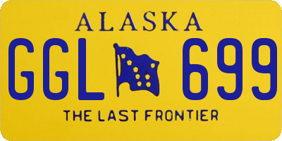 AK license plate GGL699