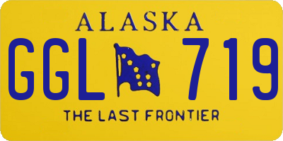AK license plate GGL719