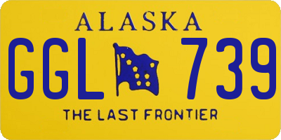 AK license plate GGL739