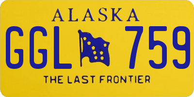 AK license plate GGL759