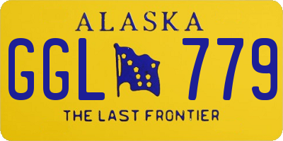 AK license plate GGL779