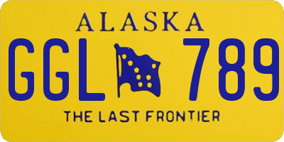 AK license plate GGL789