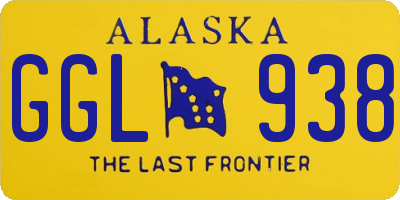 AK license plate GGL938