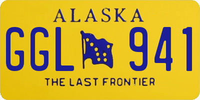 AK license plate GGL941