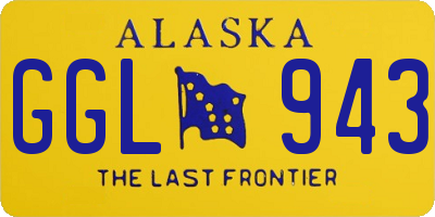 AK license plate GGL943