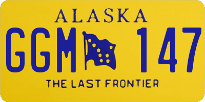 AK license plate GGM147