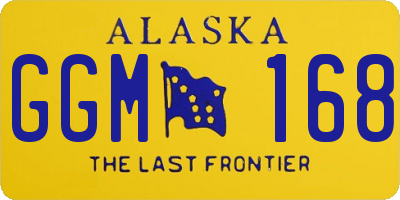 AK license plate GGM168