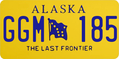 AK license plate GGM185