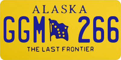 AK license plate GGM266