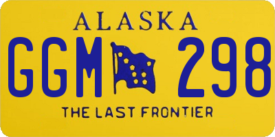 AK license plate GGM298