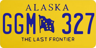 AK license plate GGM327