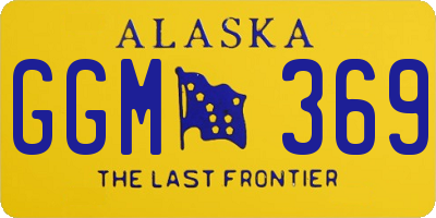 AK license plate GGM369