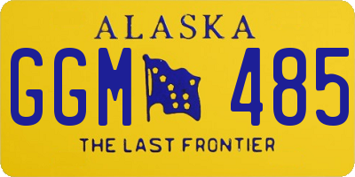 AK license plate GGM485