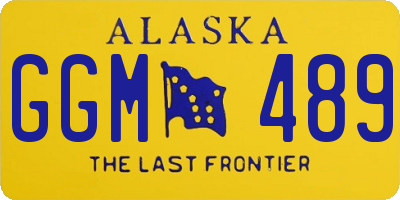 AK license plate GGM489