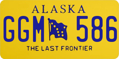 AK license plate GGM586