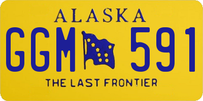 AK license plate GGM591
