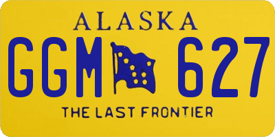 AK license plate GGM627