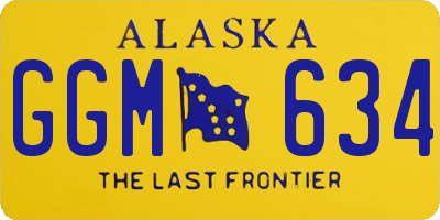AK license plate GGM634
