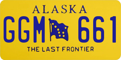 AK license plate GGM661