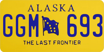 AK license plate GGM693