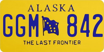 AK license plate GGM842