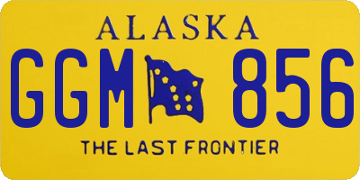 AK license plate GGM856