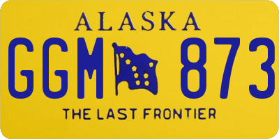 AK license plate GGM873