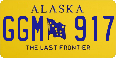 AK license plate GGM917
