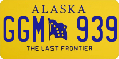 AK license plate GGM939