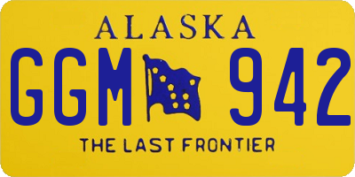 AK license plate GGM942