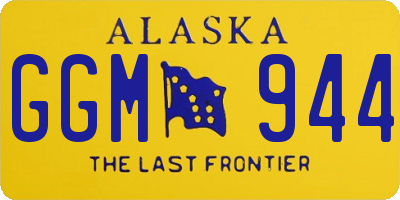 AK license plate GGM944