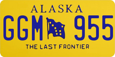 AK license plate GGM955