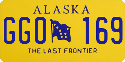 AK license plate GGO169