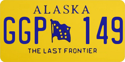 AK license plate GGP149