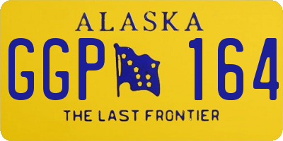 AK license plate GGP164