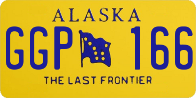 AK license plate GGP166