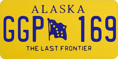 AK license plate GGP169