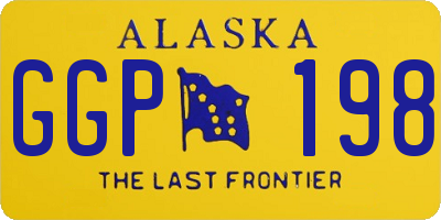 AK license plate GGP198
