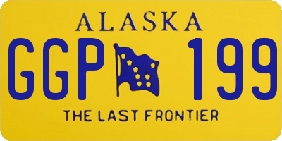 AK license plate GGP199