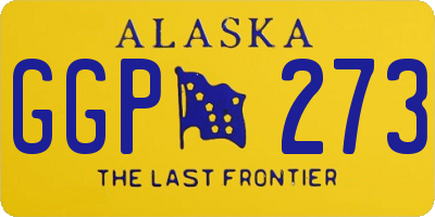 AK license plate GGP273