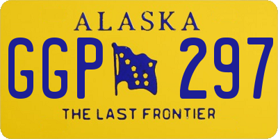 AK license plate GGP297