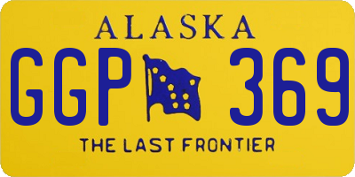 AK license plate GGP369
