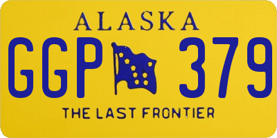 AK license plate GGP379