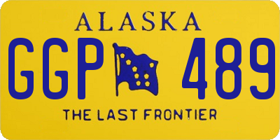 AK license plate GGP489