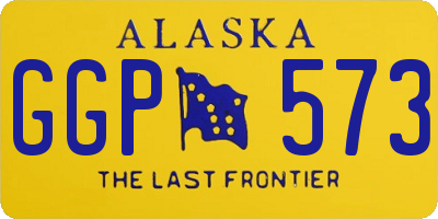 AK license plate GGP573