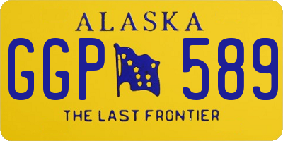 AK license plate GGP589