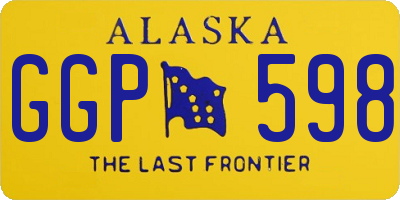 AK license plate GGP598