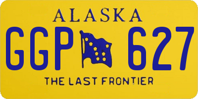 AK license plate GGP627
